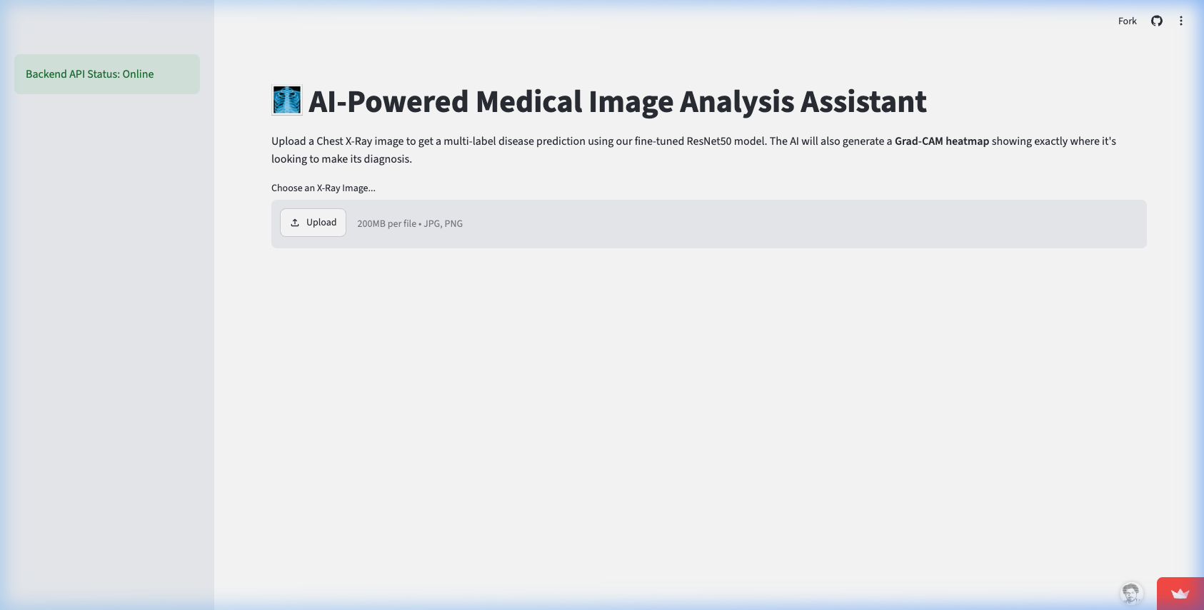 AI Medical Image Analysis Live Streamlit App